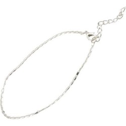 Women Fine Anklet Bracelet Barefoot Beach Chain Lobster Jewelry Silver