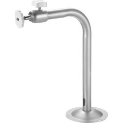 CCTV Camera Mount - Adjustable Indoor Outdoor Camera Mounting Brackets 220mm Height Aluminum Silver Tone