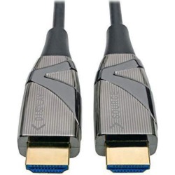 Tripp Lite Fiber Optic HDMI 2.0 (Active HDMI Cable), High Speed HDMI Cable, 4K, 60Hz, 4:4:4, 18 Gbps, 20 m. (65 ft.) Black (P568-20M-FBR)