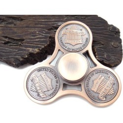Metal Finger Spinner Coin Penny Hand Spinner Fidget EDC Anti Stress Gyro Focus Toy