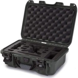 Nanuk 915 Waterproof Hard Drone Case with Custom Foam Insert for DJI Spark Flymore - Olive
