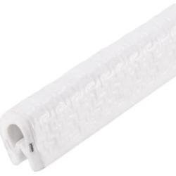 Edge Trim U Seal White PVC Plastic U Channel Edge Protector Fits 1/64" - 1/16" Edge 3 Feet Length