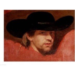 Posterazzi BALXIR169361LARGE Portrait Presumed To Be The Artist 1775 Poster Print by Francisco De Goya - 36 x 24 in. - Large