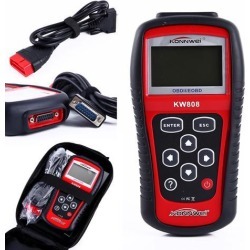 KW808 Car Scanner Tool EOBD OBD2 OBDII Diagnostic Engine Fault Code Reader Check Engine Scan Works on all 1996 & later OBD2 compliant US, European &