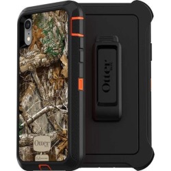 OtterBox DEFENDER SERIES SCREENLESS EDITION Case for iPhone Xr - Retail Packaging - RT BLAZE EDGE (BLAZE ORANGE/BLACK/RT EDGE GRAPHIC