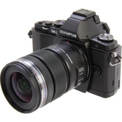 OLYMPUS E-M5 V204045BU000 Black Micro Four Thirds interchangeable lens system camera with M.Zuiko Digital ED 12-50mm EZ