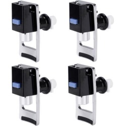 4pcs Blue Water Faucet Plastic Cooler Faucet Water Dispenser Clean Spigot Fits Adaptor Hot Cold Water Faucet Tap Replacement