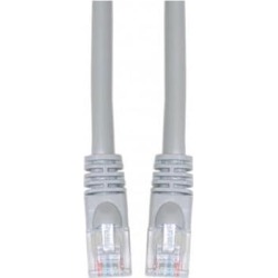 Cable Wholesale Cat5e Ethernet Patch Cable Snag-less/Molded Boot 25 foot - Gray