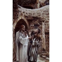 Posterazzi SAL9999128 Dumb Man Possessed of a Devil James Tissot 1836-1902 French Poster Print - 18 x 24 in.