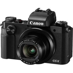 Canon PowerShot G5 X Black 20.2 MP 25mm Wide Angle Digital Camera