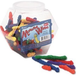 Learning Resources Measuring Worms Math Manipulatives for Grades Pre-K and Up