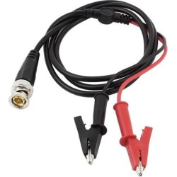 BNC Male Connector to Alligator Test Lead Clip Probe Cable Wire 1.1M