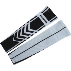 XINTOWN Authorized Outdoor Golf Basketball Tennis Exercise Workout Sun Protection Cover Arm Sleeves L Pair Black White