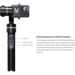 Feiyu G5 3-Axis Splash-Proof Handheld Gimbal for GoPro HERO 6/5/4/3+/3, Yi 4K and Various Action Cameras of Similar Sizes
