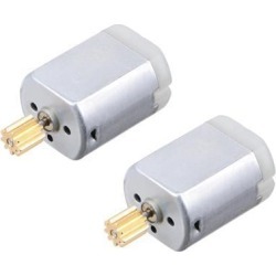 DC 12V 15000RPM 7.5mmx8mm Shaft DC Motor 2 Pcs for Model Toy