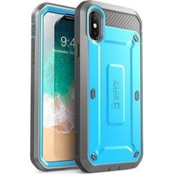 SUPCASE iPhone X, iPhone Xs Case, Full-Body Rugged Holster Case with Built-in Screen Protector for iPhone X 2017/ iPhone Xs 2018 -Unicorn Beetle.