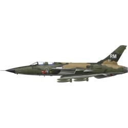 Illustration of an F-105F Thunderchief fighter-bomber Poster Print (23 x 8)