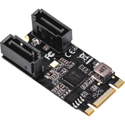 SYBA SI-ADA40149 2 Port SATA III 6Gb/s M.2 22x42 Controller Card