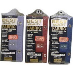 Ex-Cell Home Fashions, 1ME-040O0-0920-604, 70' x 71', Burgundy, 1 Fabric Shower Curtain Or Liner