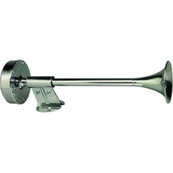 Ongaro Deluxe SS Shorty Single Trumpet Horn - 12V - 10009