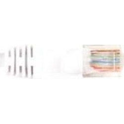Black Box CAT5e Value Line Patch Cable, Stranded, White, 1-ft. (0.3-m)