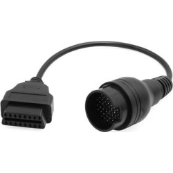 DC 12V 38 to 16 Pin OBD2 Car Diagnostic Connector Adapter Extension Cable Tool for Benz