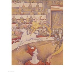 Posterazzi BALXIR21625LARGE The Circus 1891 Poster Print by Georges Seurat - 24 x 36 in. - Large
