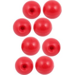 Unique Bargains 8 Pcs M8 x 35mm Plastic Ball Machine Tool Accessories Console Handle Red