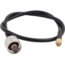 N Type Male to RP-SMA Male Connector Antenna Pigtail Cable 20 Inch