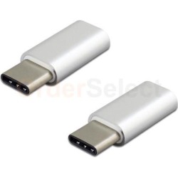 2X Micro USB to USB Type-C OTG Adapter for Android Samsung S9 S9+ Plus Note 9