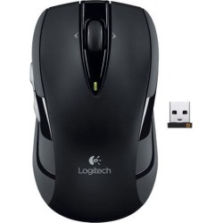 Logitech Wireless Mouse M545(M525 Upgrade) 2.4GHz 4 Buttons Tilt Wheel USB RF Wireless Optical Mouse-Black