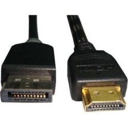6FT HDMI TO DISPLAYPORT M/M CABLE