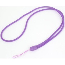 Unique Bargains Silicone Mobile Phone Multifunction Strap Lanyard String Purple