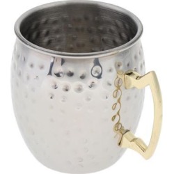 Stainless Steel Mug Moscow Mule Drink Coffee Cocktail Tea Travel Cup Silver