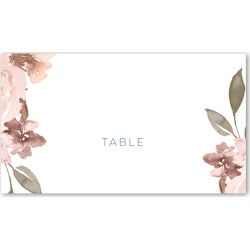 buy  Wedding Place Cards: Delicate Blooms Wedding Place Card, Grey, Placecard cheap online