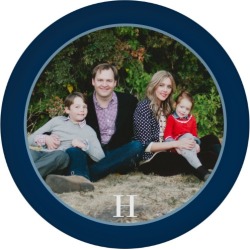 Plates: Established Family Plate, 10x10 Plate, DynamicColor