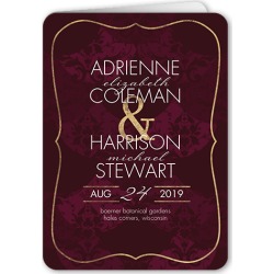 Wedding Program Cards: Tenderly Textured Wedding Program, 5x7 Folded Program