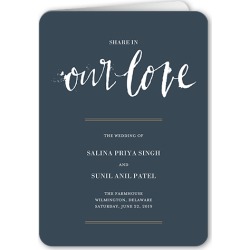 Wedding Program Cards: Spectacular Splatter Wedding Program, Grey, 5x7 Folded Program