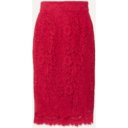 J.Crew - Lace Pencil Skirt - Red