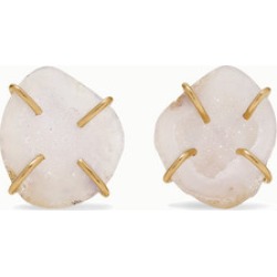 Melissa Joy Manning - + Net Sustain 14-karat Gold Agate Earrings - one size