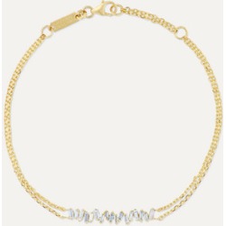 Suzanne Kalan - 18-karat Gold Diamond Bracelet