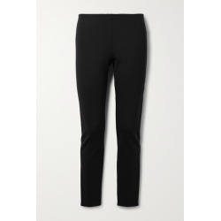The Row - Woolworth Stretch-ponte Leggings - Black