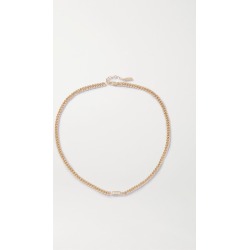 Loren Stewart - + Net Sustain 14-karat Gold Diamond Necklace - one size