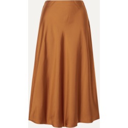 J.Crew - Marco Charmeuse Midi Skirt - Tan