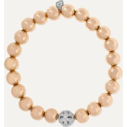 Sydney Evan - Butterfly 14-karat Yellow And White Gold Diamond Bracelet - one size