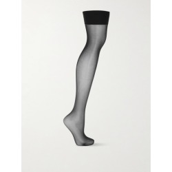 Wolford - Individual 10 Denier Stay-up Stockings - Black