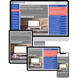 Samsung P2070 LCD-Monitor Service Manual - Lifetime Access