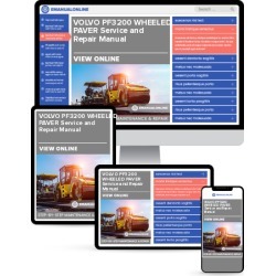 Volvo PF3200 WHEELED PAVER Service and Repair Manual - Lifetime Access