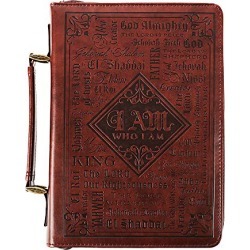 Bible Cover Lux-Leather Names Medium