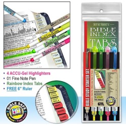 Bible Study Starter Set-Rainbow Tabs
